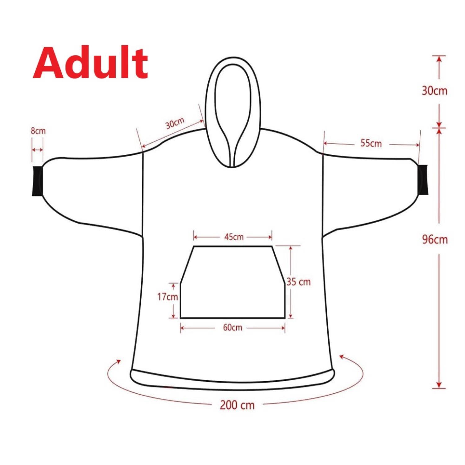 snug hoodie adult size chart - Demon Slayer AU Store