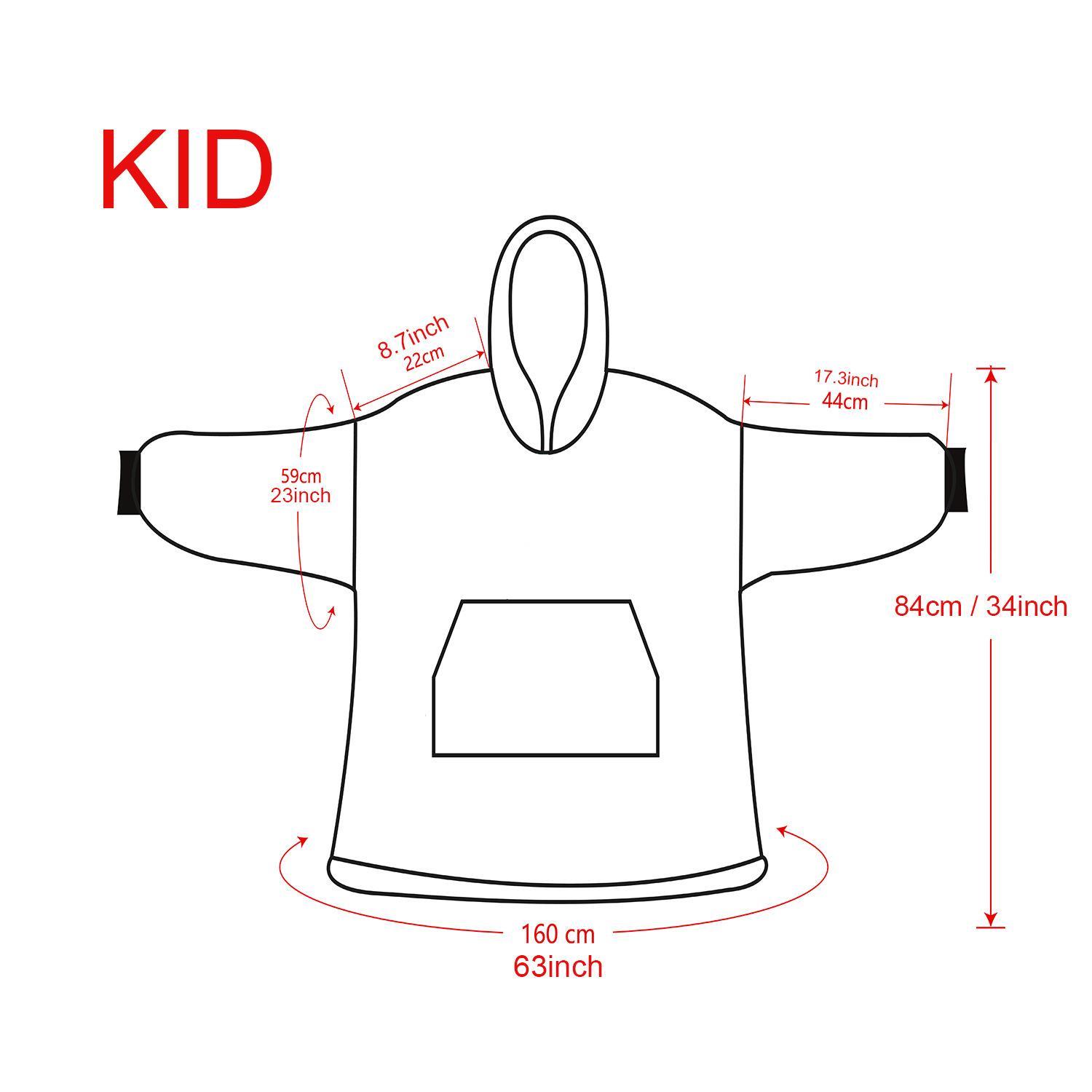 snug hoodie kid size chart - Demon Slayer AU Store