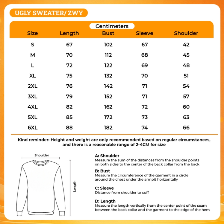 3D UGLY SWEATER - Demon Slayer AU Store