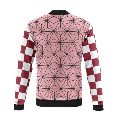 Alternative view of Nezuko Kamado Demon Slayer Casual Bomber Jacket