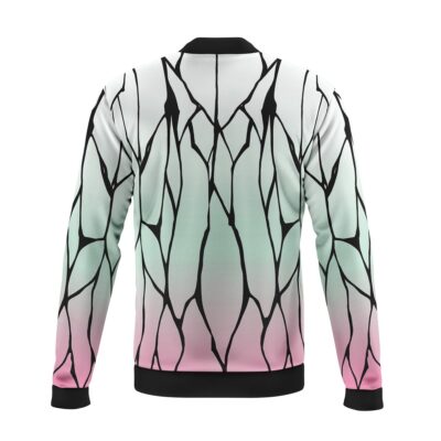 Alternative view of Shinobu Kocho Demon Slayer Casual Bomber Jacket
