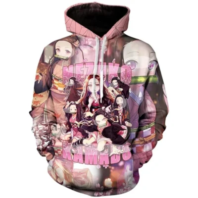 Demon Slayer Sweet Nezuko 3D Hoodies