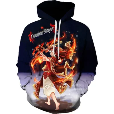 Demon Slayer Immortal Strength 3D Hoodie