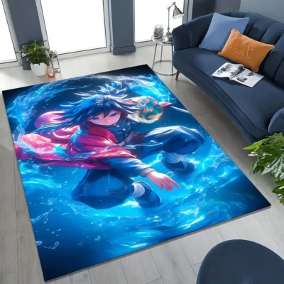 Demon Slayer Water Breathing Rug