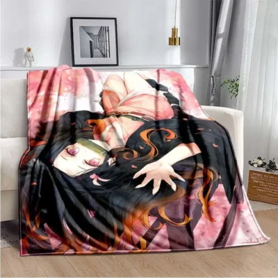 Demon Slayer Spirit Flame Throw Blanket
