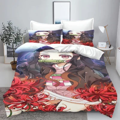Demon Slayer Nezuko Kamado Must Own Bedding Set