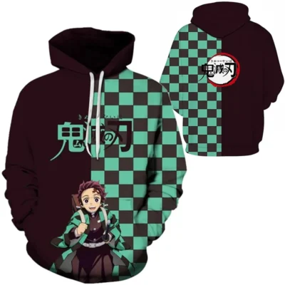 Demon Slayer Main Character 3D Hoodie