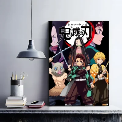Demon Slayer Crimson Blade Wall Art