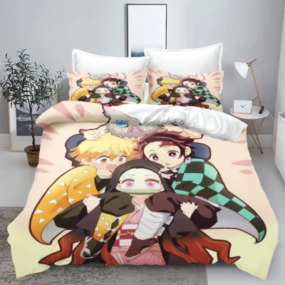 Kimetsu no Yaiba 100% Polyester Bedding Set