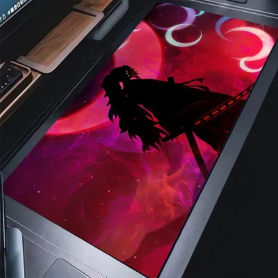 Demon Slayer Kokushibo Red Night Large Mouse Pad