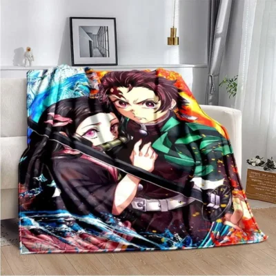 Demon Slayer Demon Hunter Throw Blanket