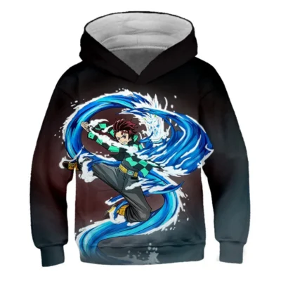 Demon Slayer Infernal Strength 3D Hoodie