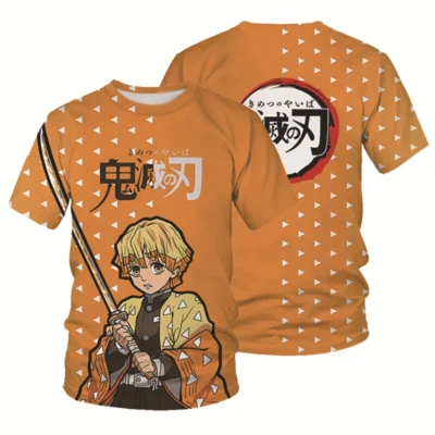 Demon Slayer Cute Zenitsu 3D T-Shirt