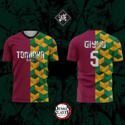 Demon Slayer Giyuu Tomioka Football Jersey