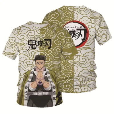Demon Slayer Gyomei Himejima 3D T-Shirt
