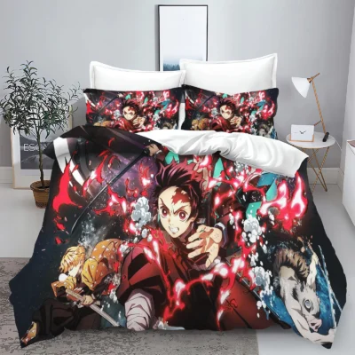 Demon Slayer Burning Spirit Bedding Set
