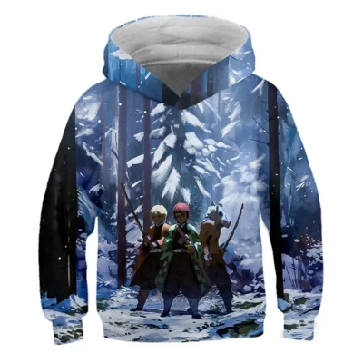 Demon Slayer Demon Hunter 3D Hoodie
