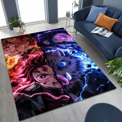 Demon Slayer Tanjiro Team Rug