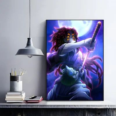 Demon Slayer Nightfall Scene Wall Art