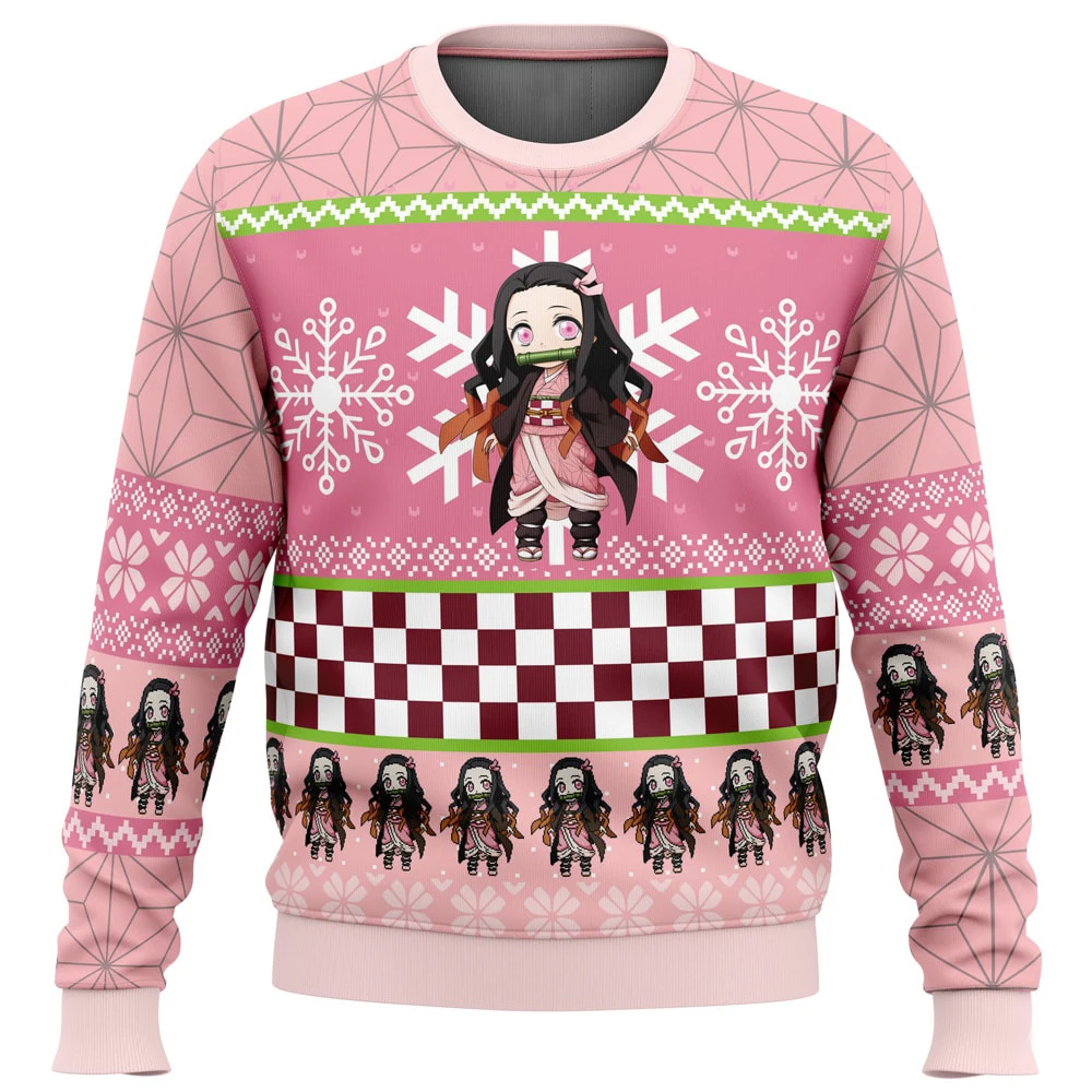 Demon Slayer Nezuko Kamado Ugly Christmas Sweater