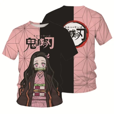 Demon Slayer Baby Nezuko Colorful 3D T-Shirt