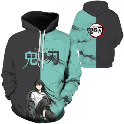 Demon Slayer Mist Breathing 3D Hoodie