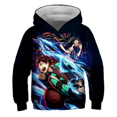 Demon Slayer Infernal Shadow 3D Hoodie