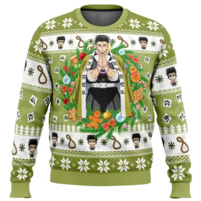 Demon Slayer Gift From Santa Claus Ugly Christmas Sweaters