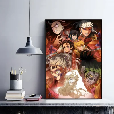 Demon Slayer Eternal Flame Wall Art