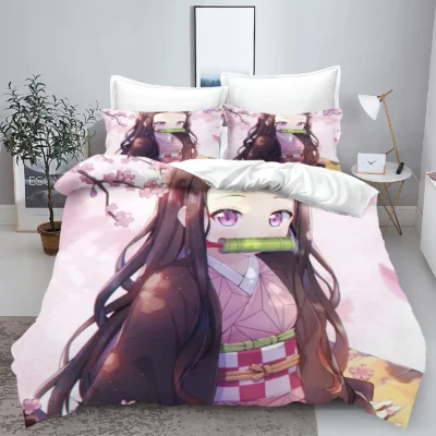 Demon Slayer Nezuko Kamado Bedding Set