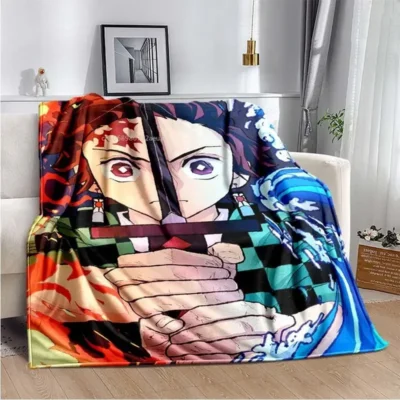 Demon Slayer Tanjiro Throw Blanket