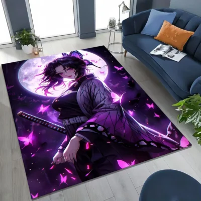 Demon S-Slayer Anime Beauty Shinobu Nezuko Rug