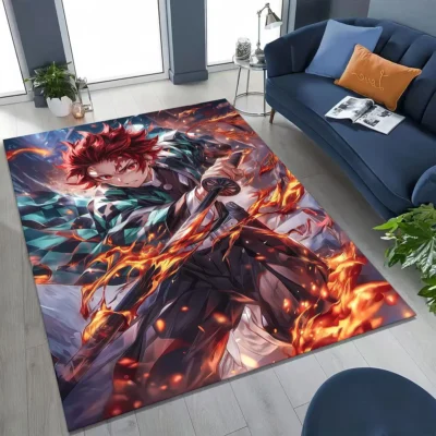 Demon Slayer Bloody Battle Rug