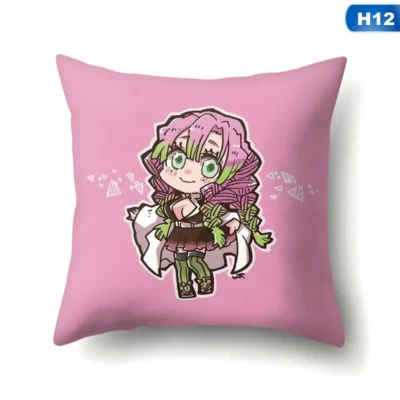 Demon Slayer Mitsuri Kanroji Throw Pillow