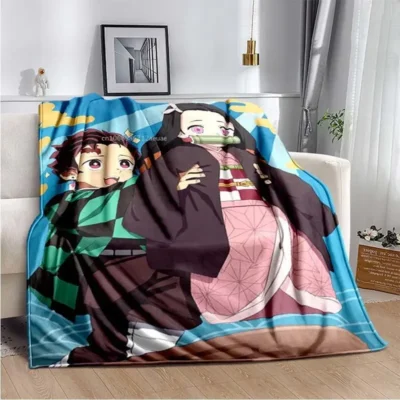 Demon Slayer Super Soft Throw Blanket