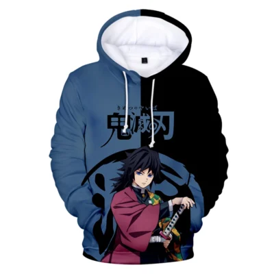 Demon Slayer Giyu 3D Hoodie