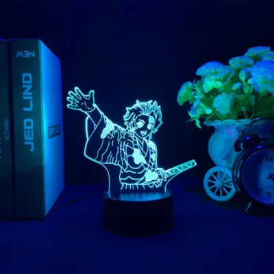 Demon Slayer Tanjiro Power LED Lamp