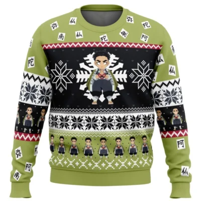 Demon Slayer Gyomei Himejima Ugly Christmas Sweater