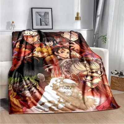 Demon Slayer Silent Warrior Throw Blanket