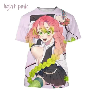 Demon Slayer Sexy Mitsuri 3D T-Shirt