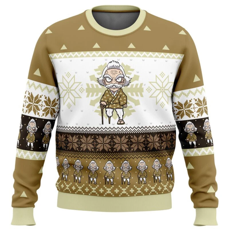 Demon Slayer Kagaya Ubuyashiki Ugly Christmas Sweater