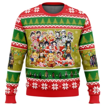 Demon Slayer Autumn And Winter Ugly Christmas Sweaters
