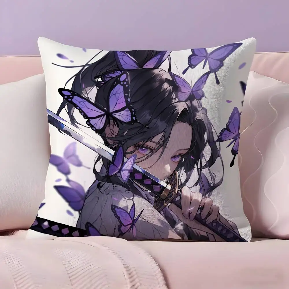 Demon Slayer Living Room Home Decor Throw Pillow