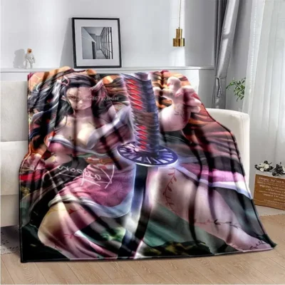 Demon Slayer Super Cool Throw Blanket