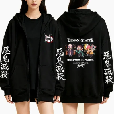 Demon Slayer New Style Zipper Hoodie