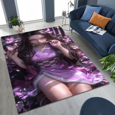 Demon S-Slayer Sleeping Kamado Nezuko Carpet Rug
