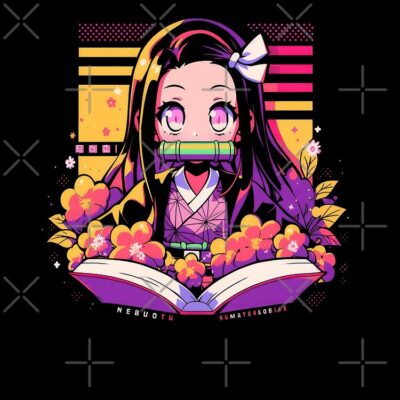 Alternative view of Demon Slayer Cute Nezuko Kamado Tote Bag