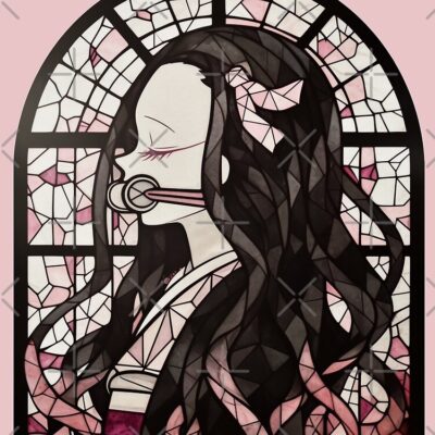 Alternative view of Stained Glass Blood Demon Tote Bag