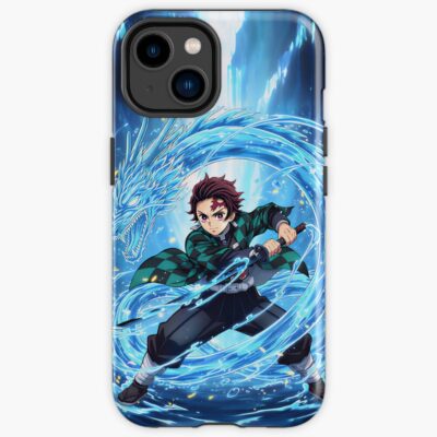 Demon Slayer Tanjiro Kamado Water Dragon Iphone Case