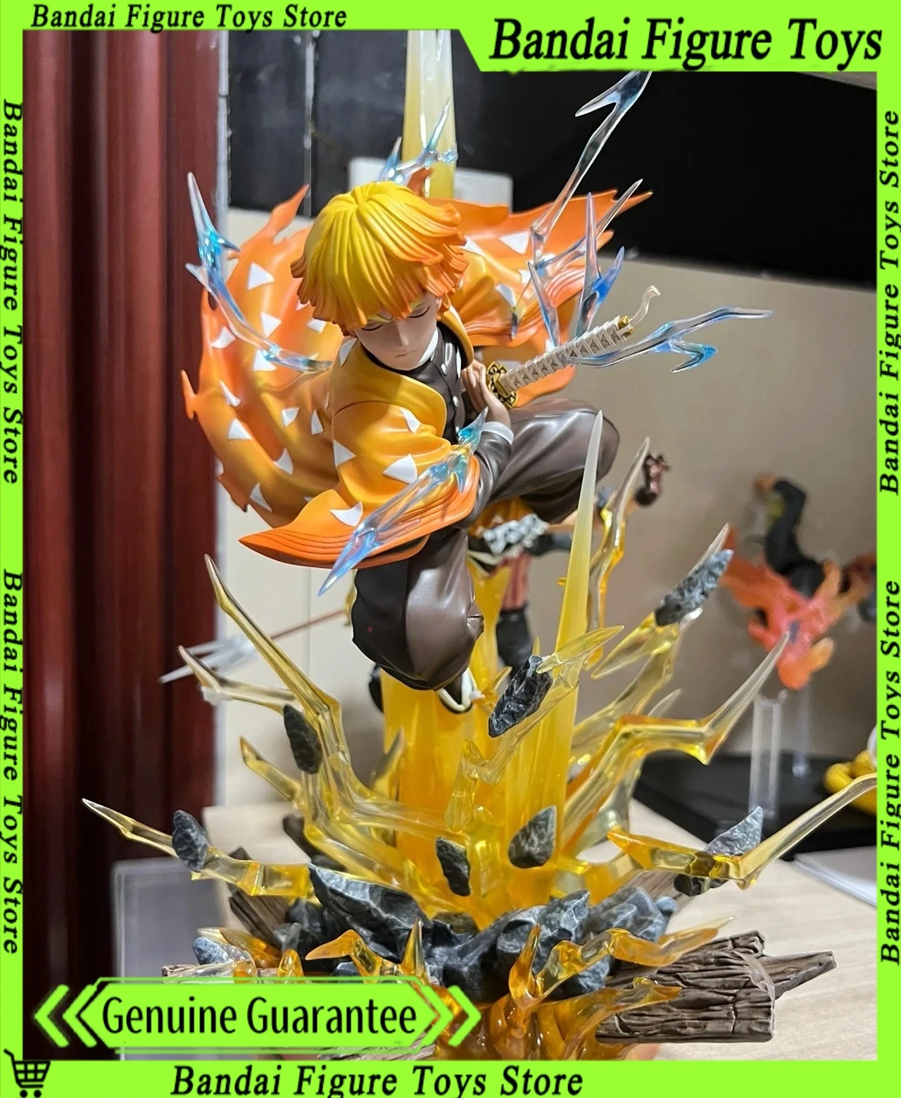 Demon Slayer Agatsuma Zenitsu Double Heads Figure - Image 2